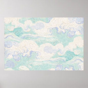 Póster Fondo del cielo de Van Gogh