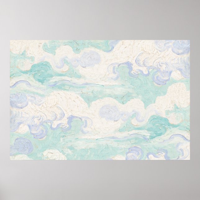 Póster Fondo del cielo de Van Gogh (Frente)