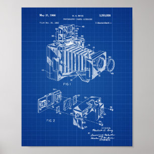 Póster Fondo del Poster de la marca de la cámara de vídeo