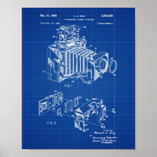 Póster Fondo del Poster de la marca de la cámara de vídeo