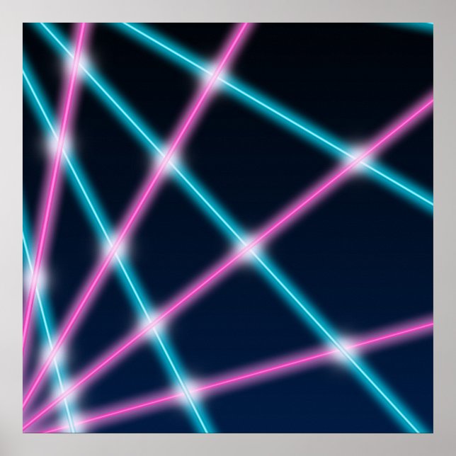 Póster Fondo del retrato de la escuela láser de Guay 80 (Frente)