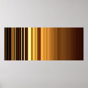 Póster Fondo dorado del curso