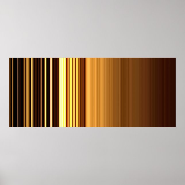 Póster Fondo dorado del curso (Frente)