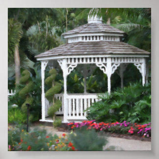 Póster Fondo fotográfico de Gazebo