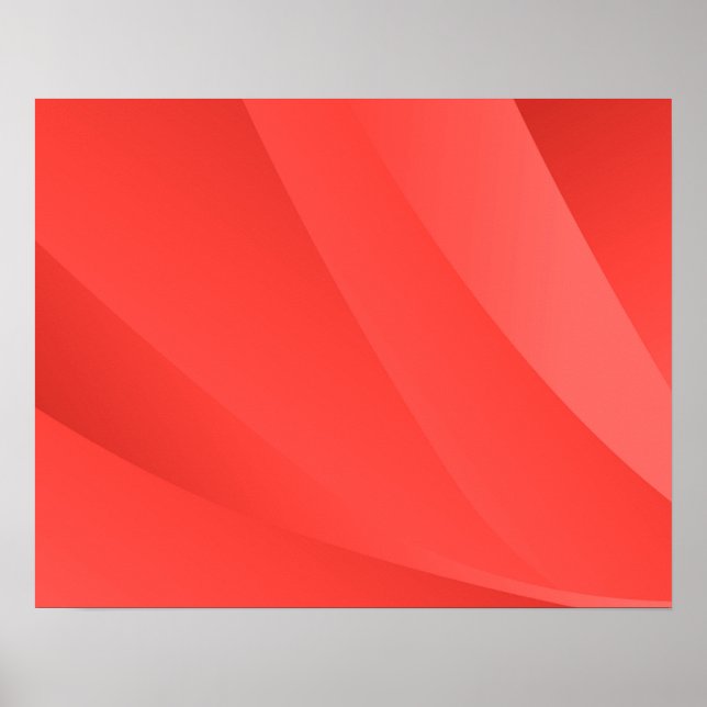 Póster Fondo geométrico elegante de abstracto rojo | (Frente)