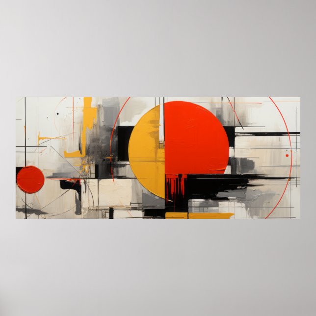 Póster Fondo grunge abstracto (Frente)