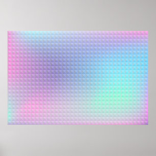 Póster Fondo holográfico. Fallo del holograma. Multicolo