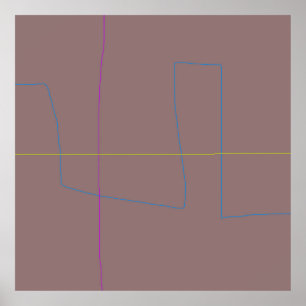 Póster Fondo marrón silenciado