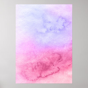 Póster Fondo pintado a mano 11 de la acuarela abstracta