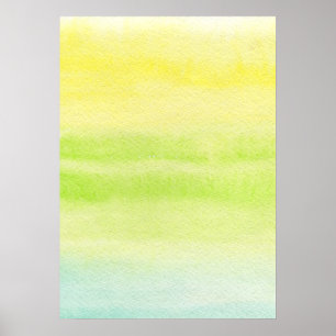 Póster Fondo pintado a mano 2 de la acuarela abstracta