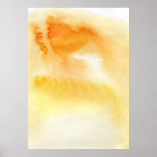Póster Fondo pintado a mano 5 de la acuarela abstracta