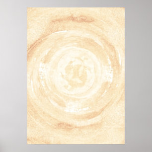 Póster Fondo pintado a mano abstracto de la acuarela