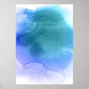 Póster Fondo pintado a mano de acuarela abstracta 12