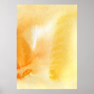 Póster Fondo pintado a mano de acuarela abstracta 14