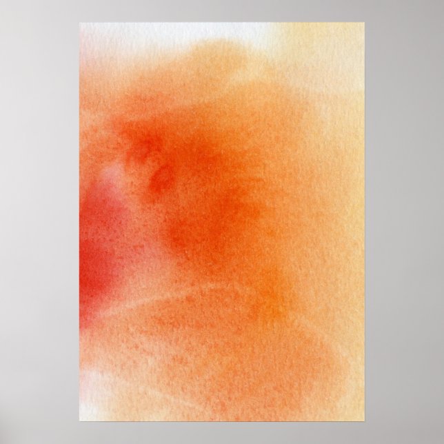 Póster Fondo pintado a mano de acuarela abstracta 15 (Frente)