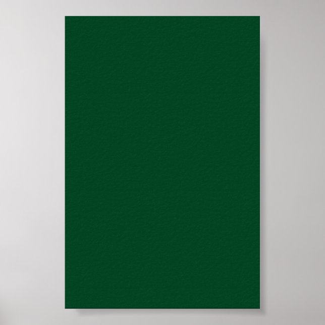 Póster Fondo verde oscuro en un Poster (Frente)