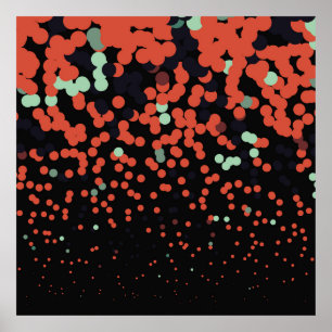 Póster Fondo vintage geométrico colorido. Resumen ha