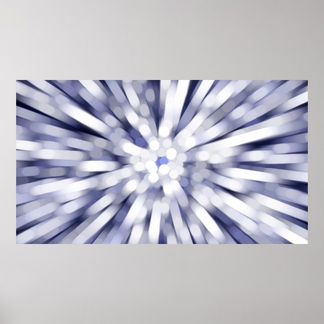 Póster fondo violeta abstracto. estrella de explosión fra (Frente)