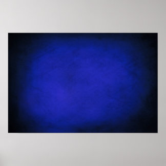 Póster Fondos reales azules y negros