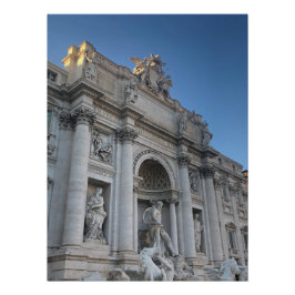 Póster fontaine de Trevi à Rome 