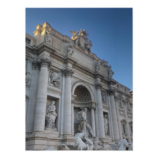 Póster fontaine de Trevi à Rome  (Anverso)