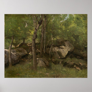 Póster Fontainebleau - Jean-Baptiste - Bella Artes Corot