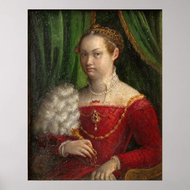 Póster Fontana - autorretrato (Frente)