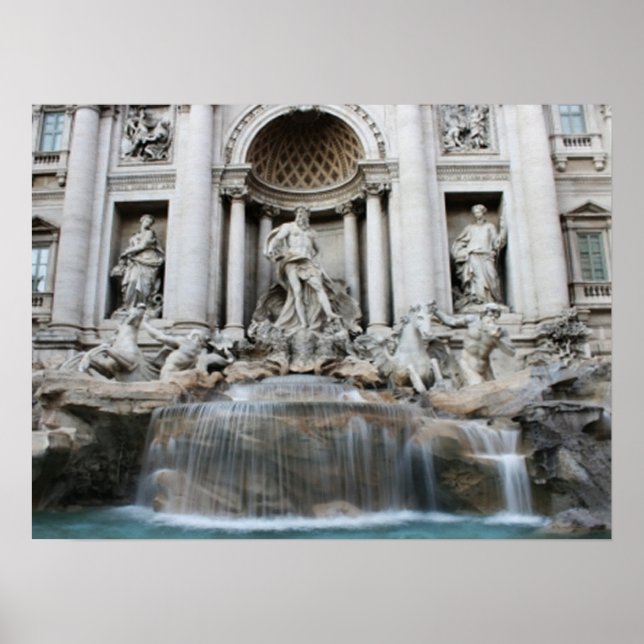 Póster Fontana de Trevi Roma (Frente)