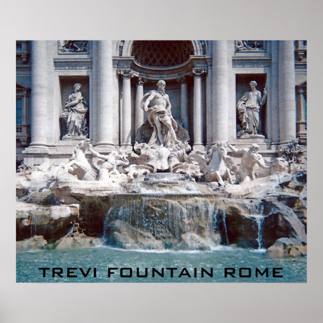 Póster Fontana de Trevi Roma (Frente)
