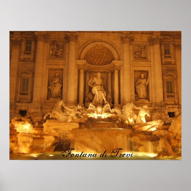 Póster Fontana di Trevi (Frente)