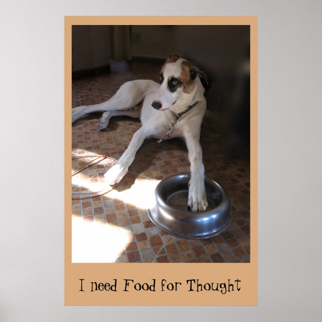 Póster Food for Thought (Frente)