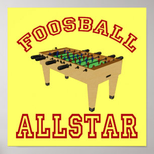 Póster Foosball Allstar
