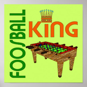 Póster Foosball King
