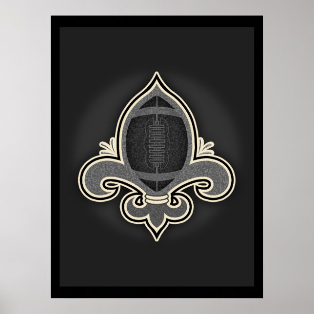 Póster Footbal de Lis-bw (Frente)