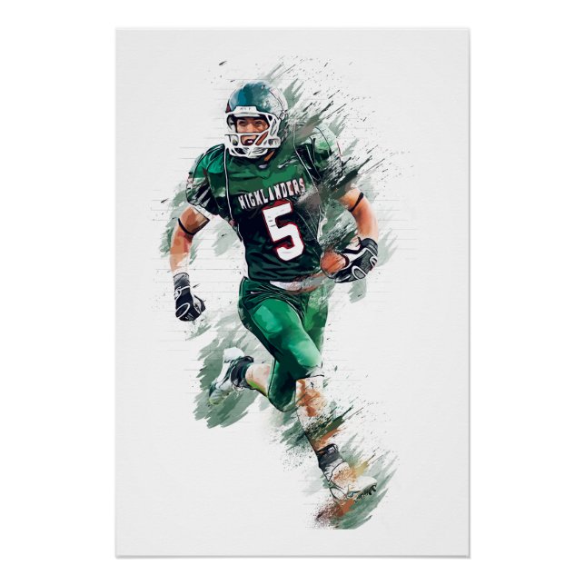 Póster Football (Anverso)