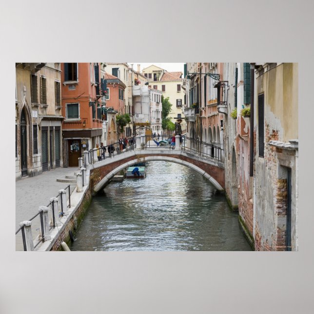 Póster Footbridge in Venice (Frente)