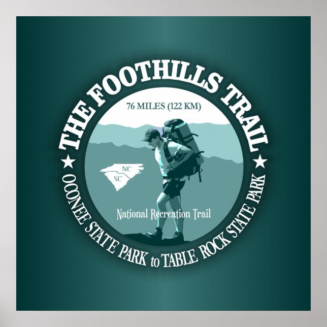 Póster Foothills Trail (Frente)
