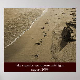 Póster Footprints