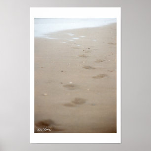Póster footprints - Fußspuren