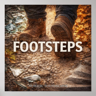 Póster Footsteps Albums Cover