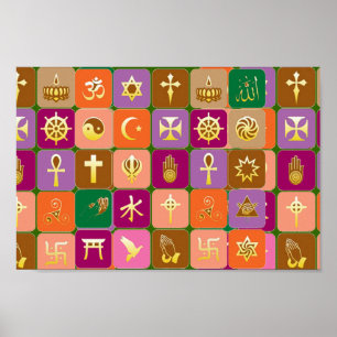 Póster For Open Minded : RESPECT for ALL RELIGIONS