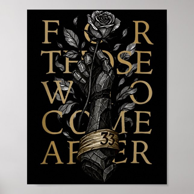 Póster For Those Who Come After  (Frente)