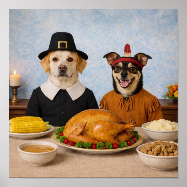 Póster "For Thy Bounty, We Give Thanks" (Frente)