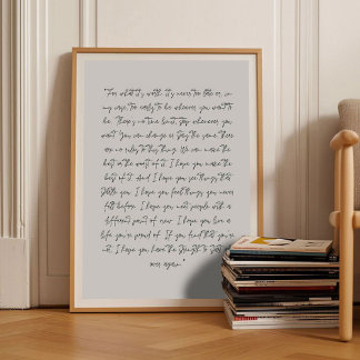 Póster For What It's Worth Print Affirmation Print Fitzge