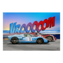 Ford GT40 Ken Miles vs Ferrari 330 Lorenzo Bandini