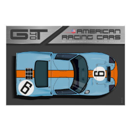 Póster Ford GT40 No.6