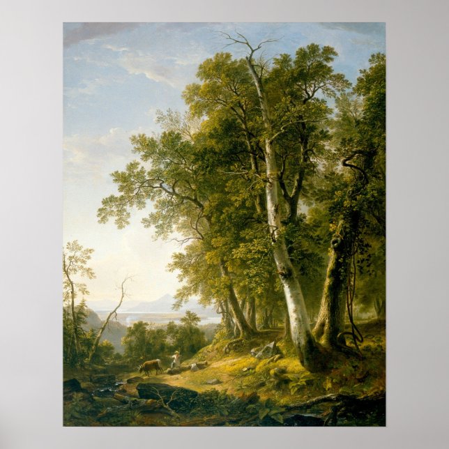 Póster Forenoon[1847] de Asher Brown Durand (1796-1886) (Frente)