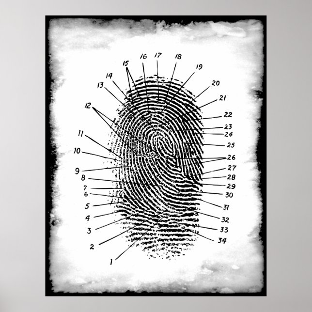 PÓSTER FORENSÍA DE FINGERPRINT (Frente)