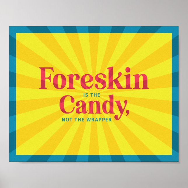 Póster Foreskin Es El Vago — Poster (Frente)
