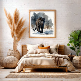 Póster Forest Animals Woodland Wall Art | Tiger Poster